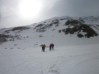 costiera dell'Uja alle spalle