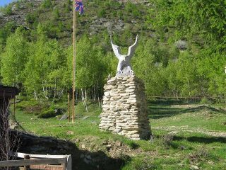 l'aquila ci osserva alla partenza