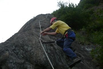 Prima parte della salita