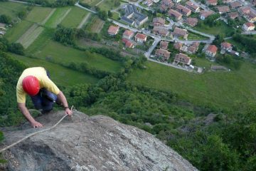 Verso la fine della ferrata