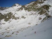 la risalita alla Cima del Mercantour 2775 m.