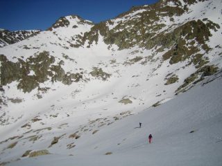 la risalita alla Cima del Mercantour 2775 m.