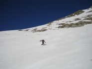 la discesa sul lago del Mercantour