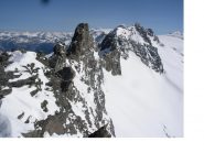 A  dx del Passage Rosoire e' la Pointe de Genepy...vista dalla P. de Labby