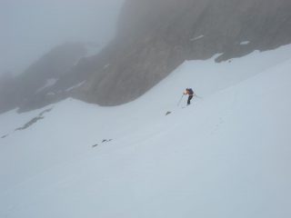 neve bella nella parte alta