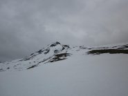 in salita, in vista della cima