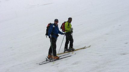 Io e Mauri sotto la neve