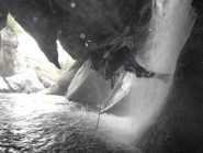 Luca sulla calata che arriva al laghetto coperto