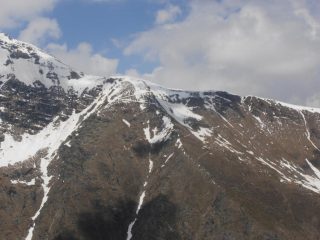 12 - innevamento al passo Clopacà... particolari le cornici di neve in direzione Ovest