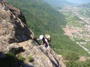 un tratto della salita