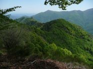 Dalla punta della Croce verso testa di Betassa e cima Mares 