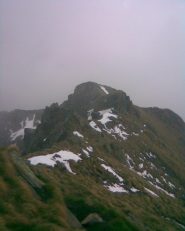 Brevissima apertura poco sotto la cima