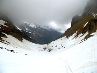 Discesa sotto le nubi