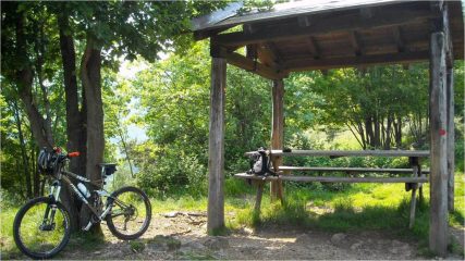 gazebo alla fina della salita
