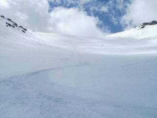 in discesa