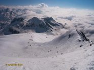 Dalla cima vista verso la Fibbia