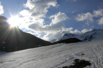 Il sole fa capolino