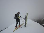 in vetta al Truc Blanc...peccato la nuvoletta...