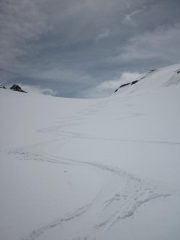 uno dei pochi tratti perfetti in discesa