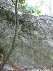 bel muro verticale con due problemi di dita