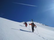 Quasi in cima alla P.ta d'Arnas