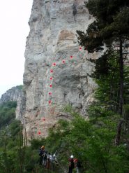 sul sentiero di discesa