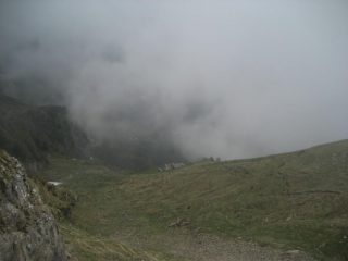 baite semidistrutte dell'alpe Larone, riprese dall'alto