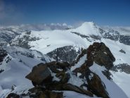 Dalla cima verso l'Albaron