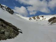 Parte finale del vallone e vetta dell'Alpavin