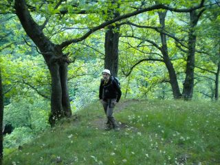 Chiudendo l'anello poco prima del Ponte romanico di Chironio