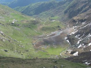 Segni dell'antico lago a Milone