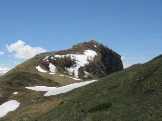 tratto finale della dorsale che dalla Becca d'Aver porta alla Longhede
