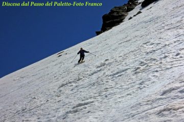 In discesa dal passo del Paletto