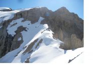 Il Colle Gran Bagna e Gran Bagna in alto a dx