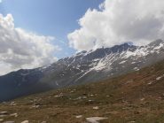 15 - vista della salita al Lamet lungo la cresta S-O