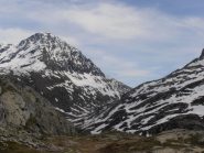 02 - innevamento residuo vero il Vallon de Savine, a sx il Giusalet