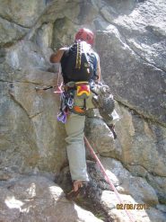 Rampiu all'attacco dello strapiombino