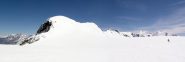 Il pianoro del Colle del Breithorn