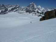 Renato verso il Plateau Rosa