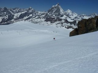Renato verso il Plateau Rosa