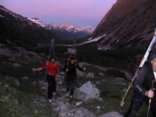 partenza all'alba