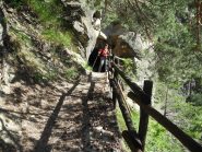 l'uscita della galleria