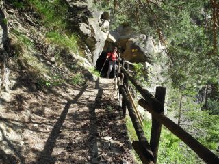 l'uscita della galleria