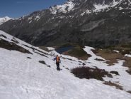 in arrivo sul laghetto de l'Arcelle