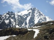l'itinerario di salita dal passo di Angeloga