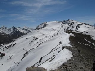 La cresta per il Terra Nera
