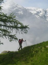 Romano in piena azione  
