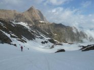 Salita nel vallone che porta all'Aiguillette