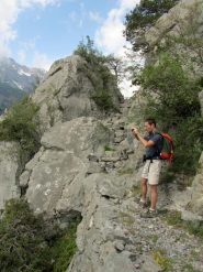 ..il sentiero è ben tracciato tracciato