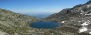 Lago sottano con panorama sulla pianura